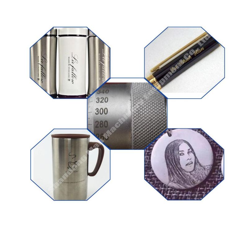 50W Fiber Laser Engraver Stainless Steel Laser Printing Machine for Mobile Watch Phones