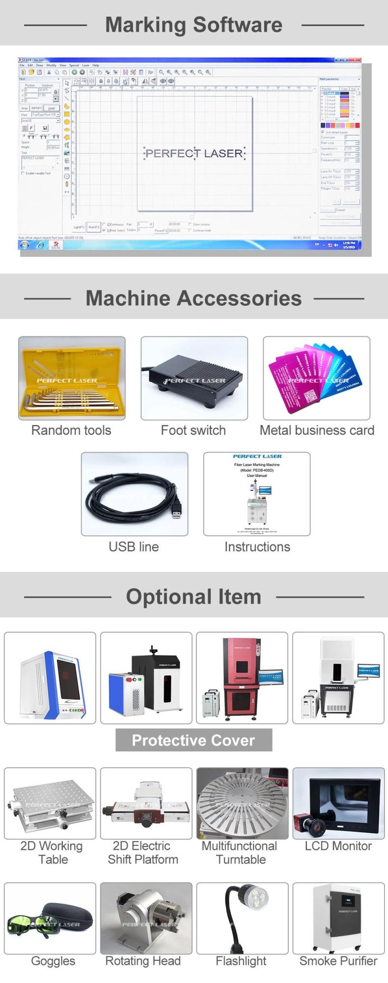 Phone Case Logo Printing Metal Laser Color Laser Etching Marking Engraving Machine for Metal