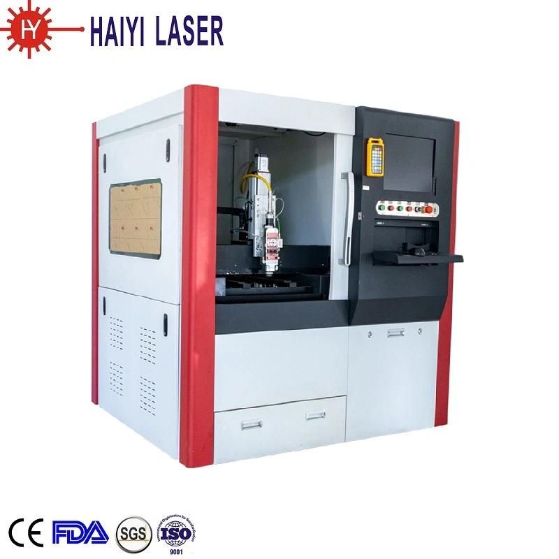 High Precision Close and Open CNC Metal Laser Cutter Equipment 1000W Fiber Laser Cutting Machine Ce ISO