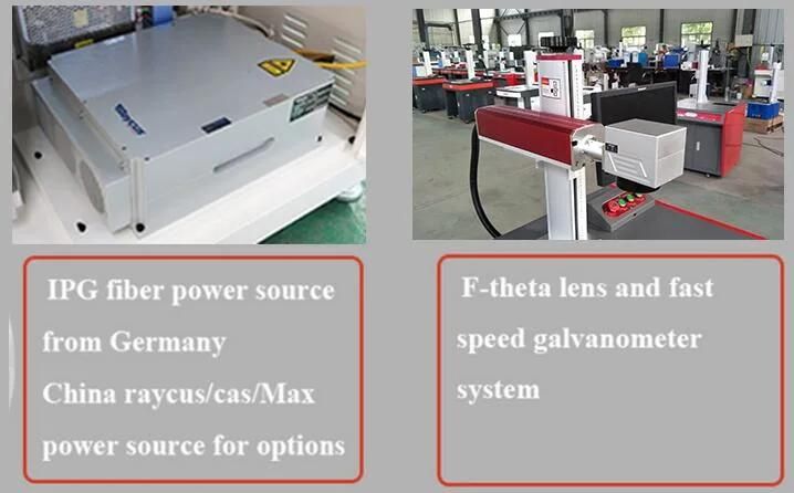 Air Cooling Safety Cover Desktop Fiber Laser Marking Machine Price