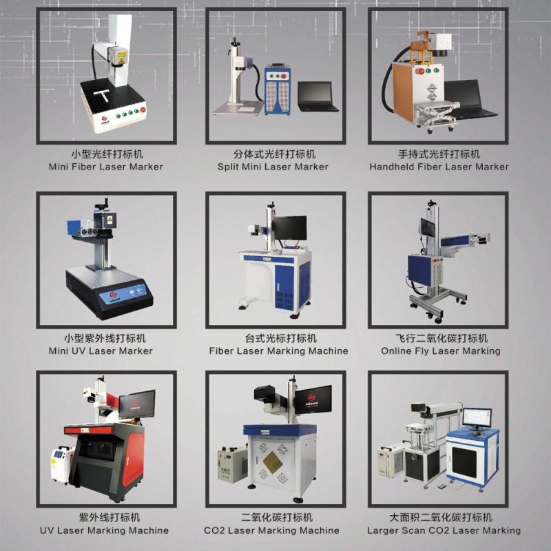 High Precision 3W 5W 8W 10W 15W Desktop UV Plastic Laser Marking Machine with a Safe Protection Cover