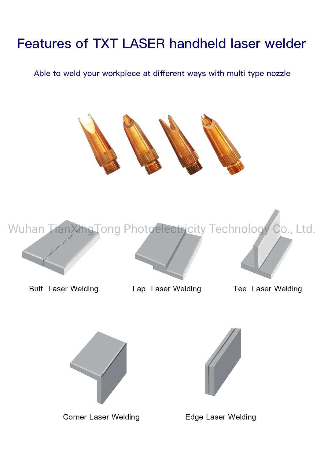 1000W 1500W 2000W for Welding Aluminum Stainless Steel Metal Handheld Fiber Laser Welding Soldering Machine