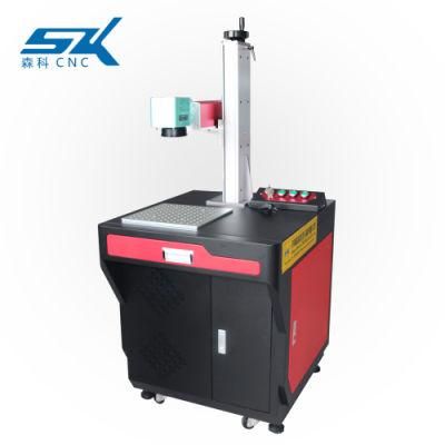 20W 30W 50W Fiber Laser Marking Machine for Opaque Plastic Steel Metal Sheet