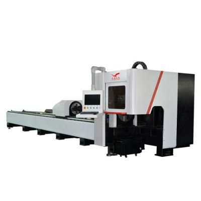 160mm 220mm Chucks Square Round Tube Pipe Fiber Laser Cutting Machine Cutter for Stainless Steel 1kw 1.5kw