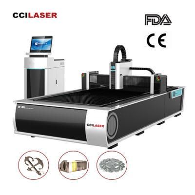 Steel Fiber Laser Cutting Machine for Metal Sheets 500W 750W 2200W 1000W 1500W Jinan Supplier