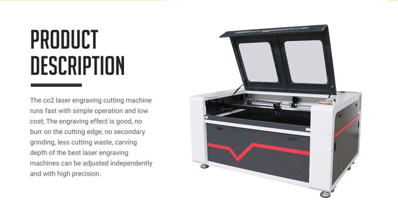 High Speed CO2 Laser Marking Machine for Leather Cutting and Engraving