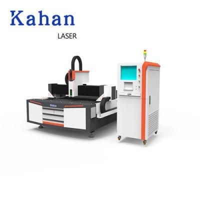 Kahan Popular Price CNC Fiber Laser Cutting Machine for Metal Alloy Factory Display