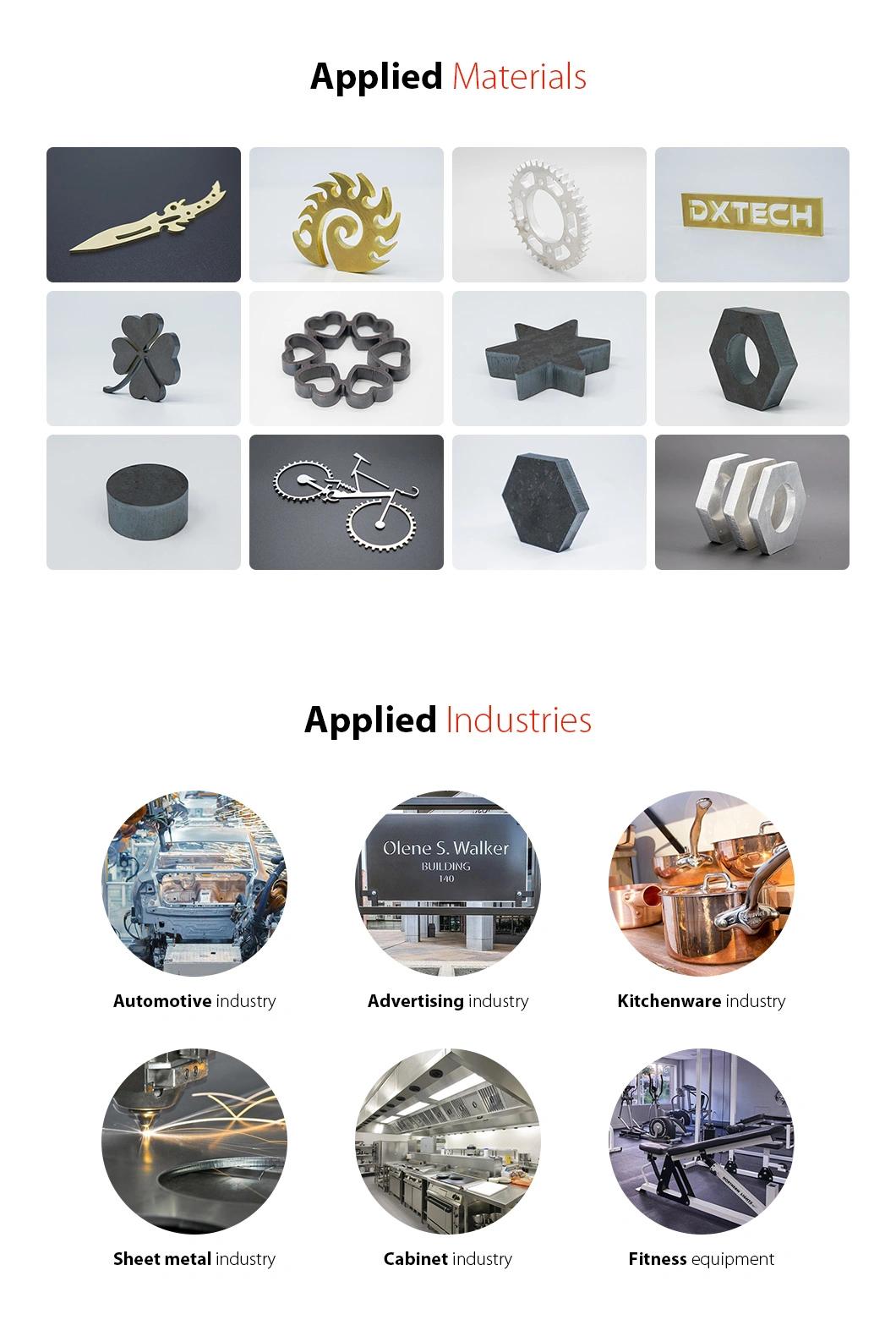 Manufacture Metal Stainless Steel CNC Fiber Laser 1kw Cutting Machine Sheet Cutter Industry Equipment