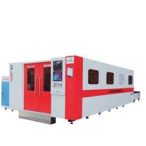 Metal Laser Cutter for Steel / 1kw 1.5kw 2kw 3kw Fiber Laser Cutting Machine with Protection Cover for Sale
