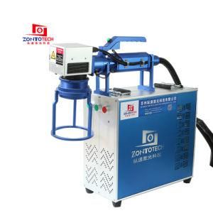 200*200mm Working Size Portable Fiber Laser Marking Machine for Metal and Plastic Application