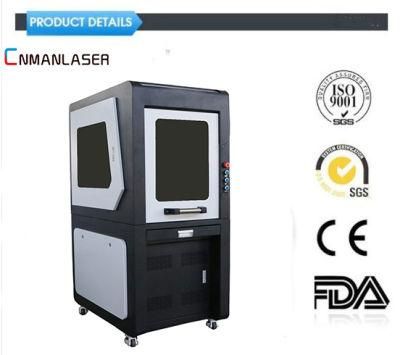 50W Certification Static Engraving Fiber Laser Printing Marking Machine for Rubber