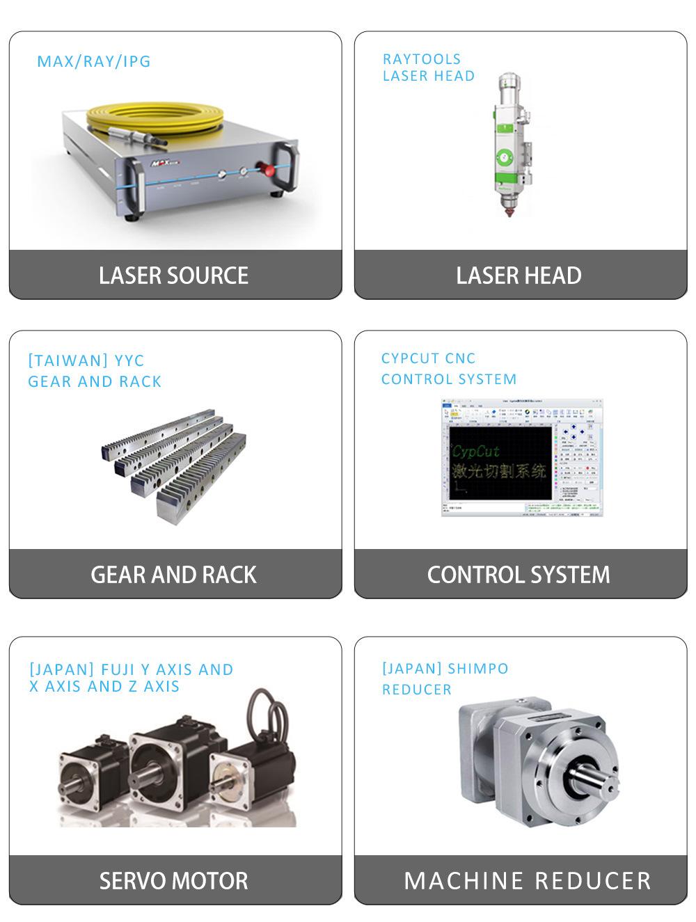 Industry Laser Equipment 1530 4020 Fiber Laser Cutter 1000W 1500W 2000W Laser Metal Cutting Machine