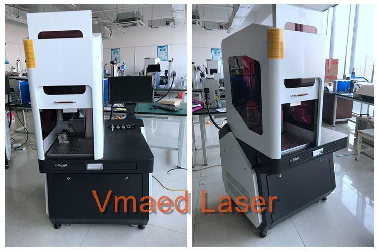 Full Enclosed Cover Fiber Laser Marking Machine Price for Stainless