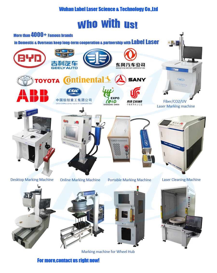 Flying CO2 Laser Marking Machine for Cosmetcis Plastic/Glass Bottle