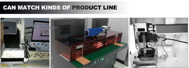 Vision Location Automatically Position Laser Number Writing Machine for Button Cover Plastic Box Ean Qr Bar Code