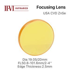 Cloudray Cl01 D15 D19.05 D20 D25.4mm CO2 USA II-VI Laser Focus Lens