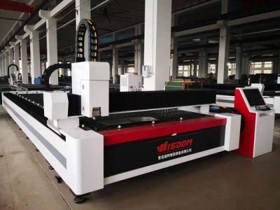 Welding Structure Laser Cutting Machine for Carbon Steel/Stainless Steel/Brass/Aluminum/Copper Single Table 3000X1500 3000W