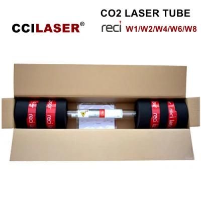 Laser Cutting Machine Parts Reci W8 CO2 Glass Laser Tube 1850mm*90mm 150W 180W