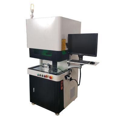 Stainless Steel 20W 30W 50W 60W Desk Type Close Shell Mopa Color Jpt Fiber Laser Marking Machine