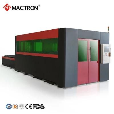 Full Cover 1.5kw Carbon Sheet Fiber Laser Cutting Machine