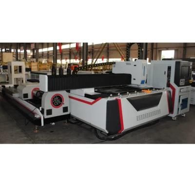 Double Use Flate and Cylinder Metal Tube and Plate Fiber Laser Cutting Machine with Rotary Device