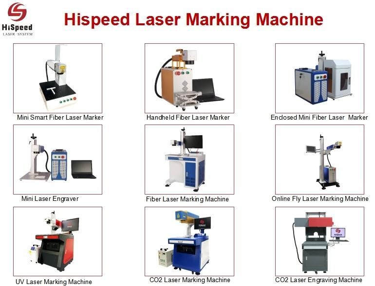 Hispeed Laser UV Laser Marking Machine for Plastic, Metal, Nonmetal Materials Marking and Engraving, High Precision Good Price
