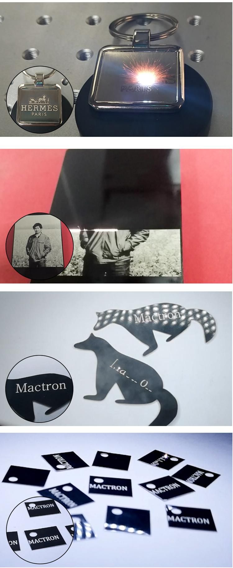CCD Fiber Laser Marking Machine for Marking Qr Code on Stainless