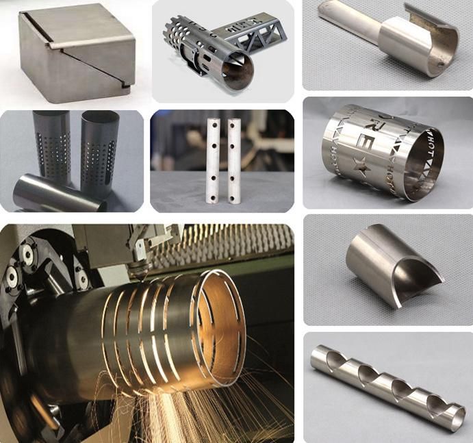 304 Stainless Steel Aluminum Iron Metal Pipe Fiber Laser Cutting Machine