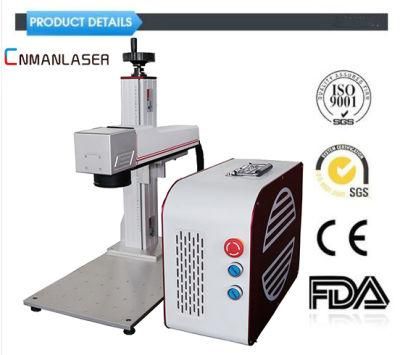 30W Fiber Laser Marking/Engraving/Marker Machine /Equipment for Metal/Plastic/Tag/Key Chains/Pen