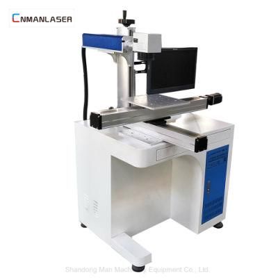 20W Cabinet Metal CNC Laser Marking Machine with Removing Table