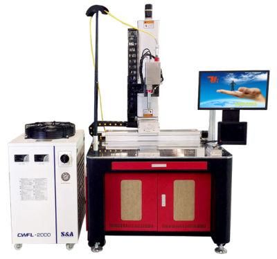 1000W/1500W 4 Axis Automatic Continuous Metal Stainless Steel Copper Aluminum Automatic Fiber Laser Welding Machine