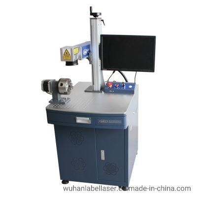 Small Mini 3D Color Portable Mopa Fibre Laser Raycus Metal Fiber Laser Marking Machine 20W 30W 50W 100W with Rotary