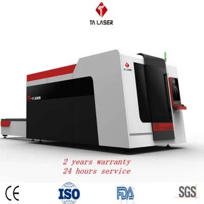 Fiber Laser Cutting Machine with Exchange Platform