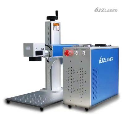 Mini 20W Fiber Laser Marking Cutting Machine Printing Machine for Seals Thermos Bottle Tag Marking