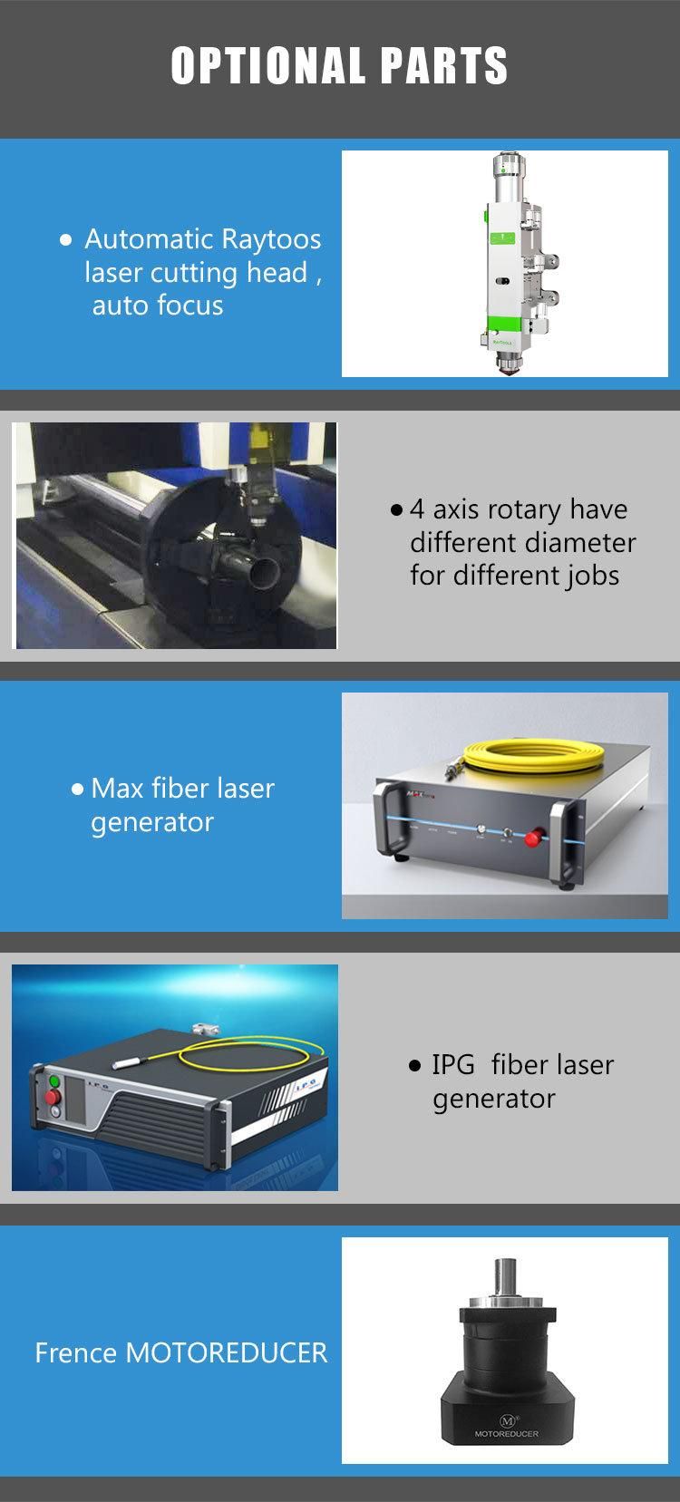 Table Size 2000X4000mm with Dual Pallet Changeable Ipg Laser Fiber Cutting Machine