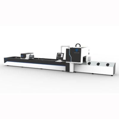 Professional Metal Steel Tube Laser Cutting Machine FL-T4020 Pipe CNC Laser Steel Cutting Machine