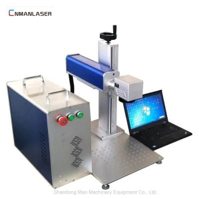 Easy Operation Automatic Small Size 20W Laser Marking Machine