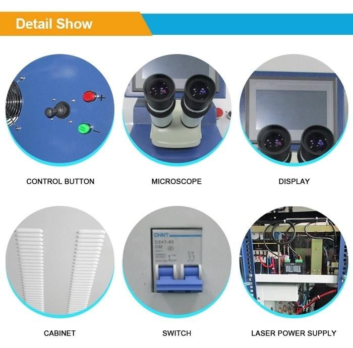 Water Chiller System Jewelry Repair Gold Silver Laser Welding Machine YAG Laser Spot Welder Jewelry Laser Soldering Machine