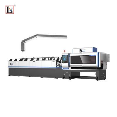 Professional CNC Stainless Steel/ Carbon Steel/ Aluminum/Brass/Galvanized Round/ Square Tube/Pipe Fiber Laser Cutting Machine for Metal Tube