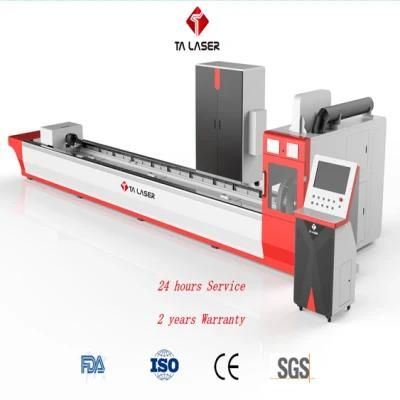 Popular Round Square Tube Fiber Laser Cutting Machine