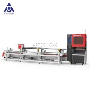 Semi Automatic Square Rectangle Tube and Pipe Laser Cutting Machine