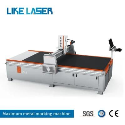 Gold Supplier Laser Engraving Machine for Metal for Elevator Decoration