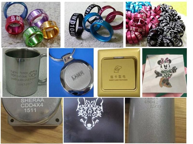 Portable Mini Fiber Laser Marking Machine for Silver Gold Metal