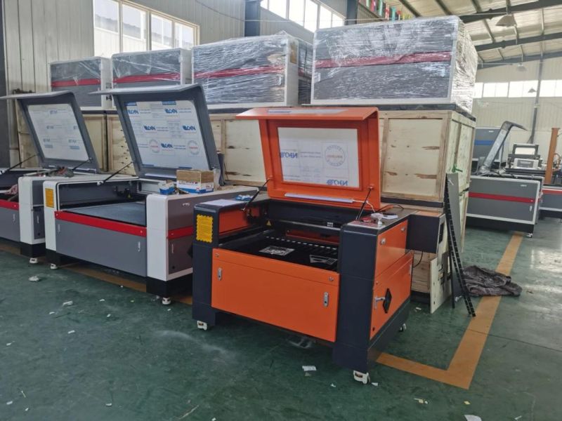 High-Precision CO2 60W 80W 100W 150W Laser CNC Wood Cutter Flc9060