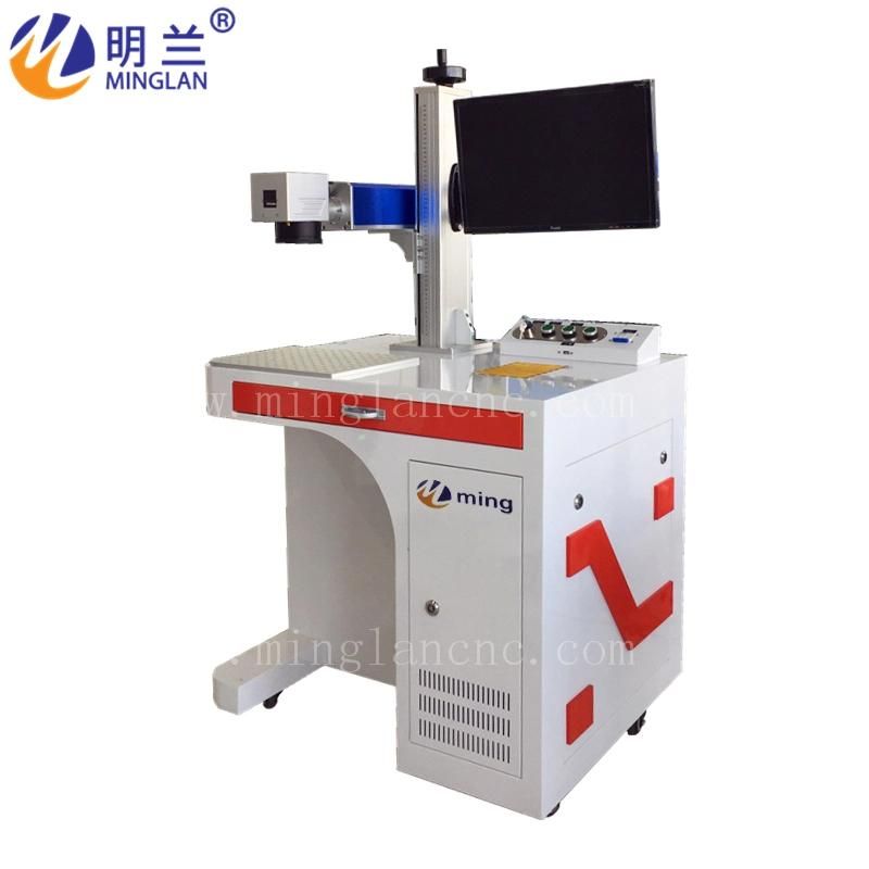 20W Small Fiber Optic Machine to Engrave Characters on Metal