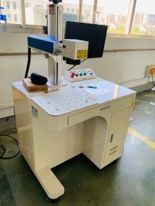 Marking on Charger and Battery 20W Mopa Fiber Laser Marking Machine