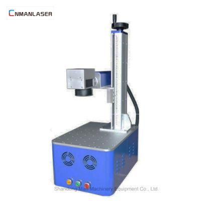High Speed Leather Plastic 20W Metal Fiber Laser Marking Machine