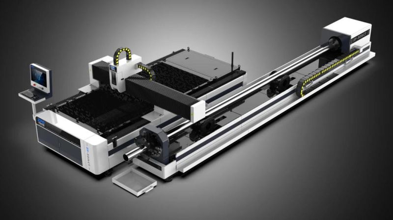 Sheet Metal Plate and Pipe CNC Fiber Laser Cutting Machine for Stainless Steel Tube