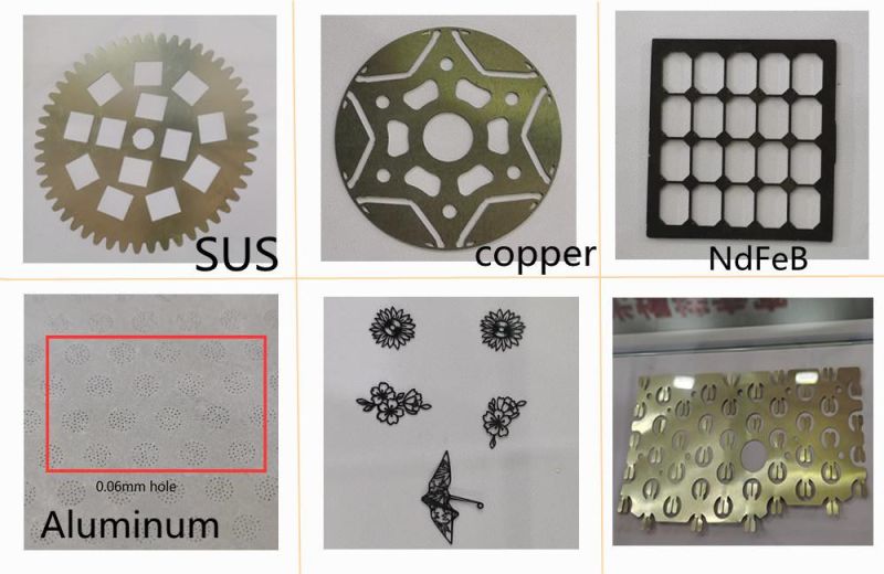 Fy6510 Feiyue Laser Stainless Steel Processing Aluminum Base Board Copper Sheet Ss Cutting Range 650*1000mm CNC Precision Metal Fiber Laser Cutting Machine