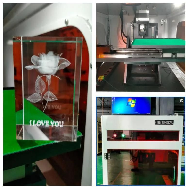 Laser 3D Laser Engraving Machine Crystal Gifts Laser Engraver Green Laser Inner Engraving Machine